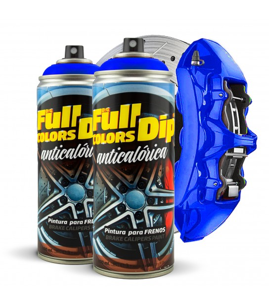 PINTURA ANTICALÓRICA AZUL – 2 SPRAYS 400ML | BRILLO DIRECTO Y ACABADO PREMIUM