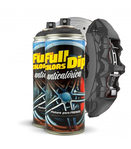 PINTURA ANTICALÓRICA NEGRA – 2 SPRAYS 400ML | BRILLO DIRECTO Y ACABADO PROFESIONAL