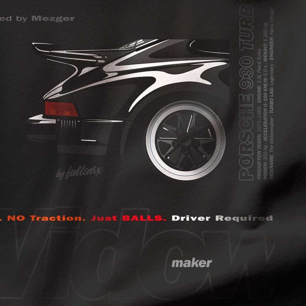 Camiseta - PORSCHE 930 "The Widowmaker"